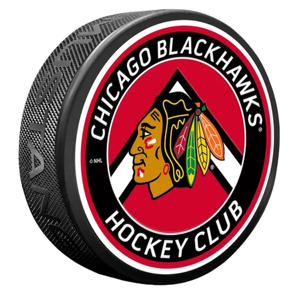 Puk Chevron Chicago Blackhawks