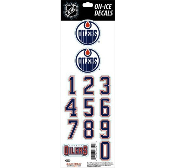 Sada Helmet Decals Edmonton Oilers