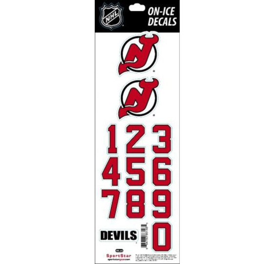 Sada Helmet Decals New Jersey Devils