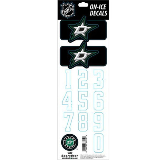 Sada Dark Helmet Decals Dallas Stars