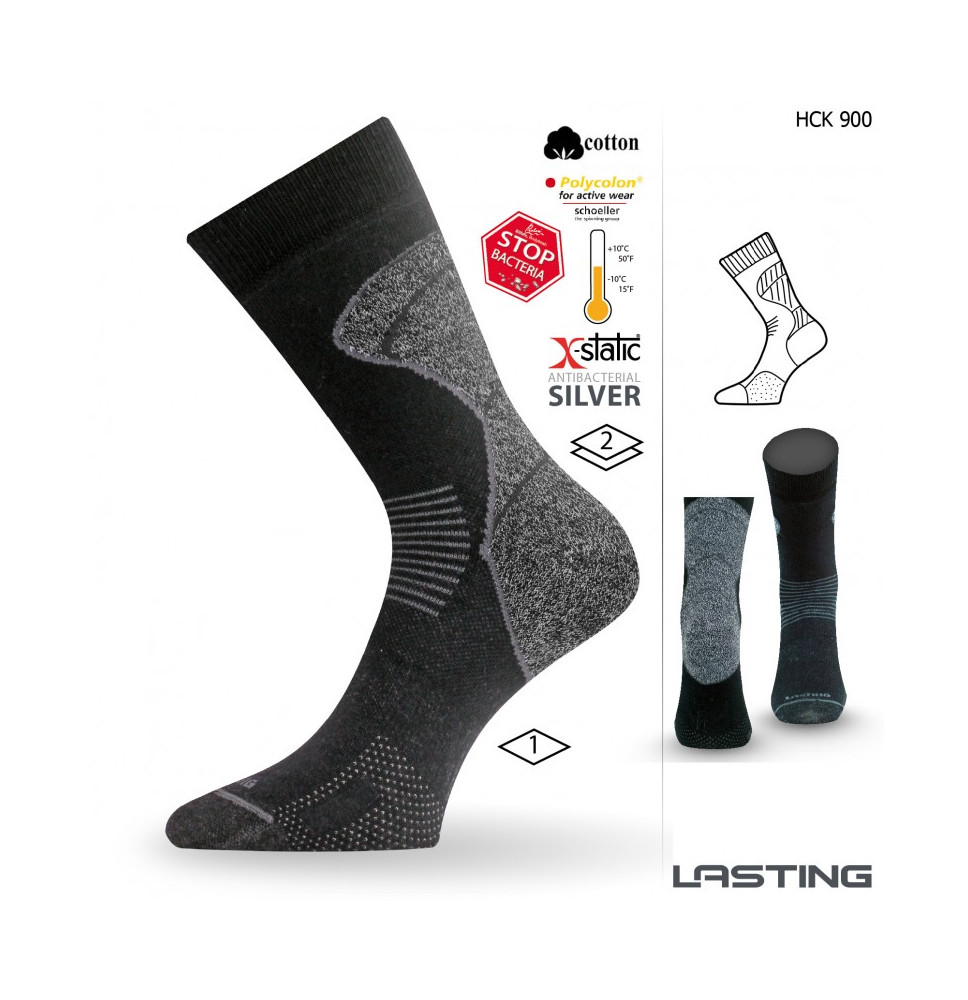 Ponožky Lasting HCK černé