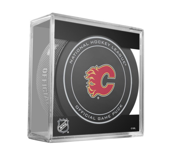 Puk Official Game Cube Calgary Flames