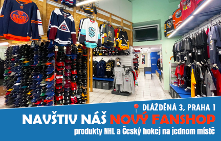 Navštiv náš nový fanshop v centru Prahy.