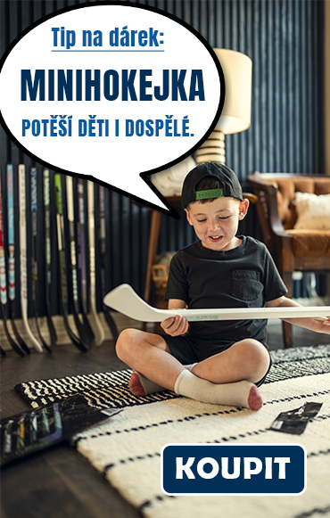 Tip na dárek. Minihokejky potěší děti i dospělé.