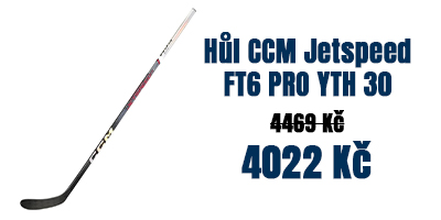 Hůl CCM Jetspeed FT6 PRO YTH 30