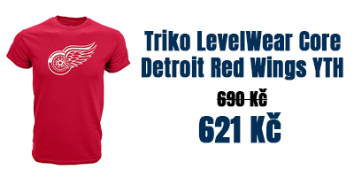 Triko LevelWear Core Logo Detroit Red Wings YTH
