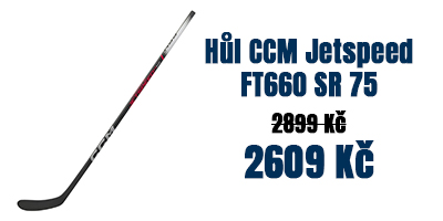 Hůl CCM Jetspeed FT660 SR 75