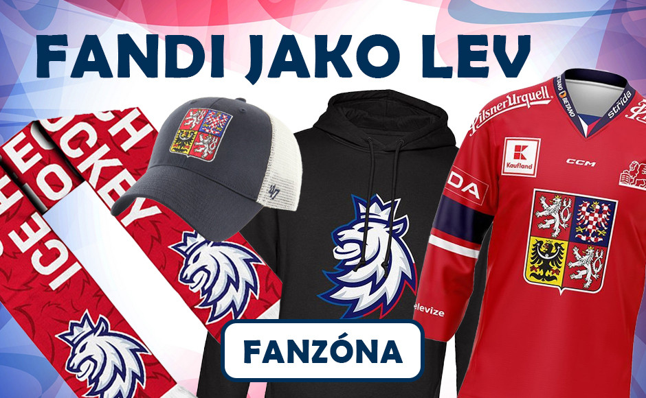 Fandi jako lev českým hokejistům na Mistrovství světa.