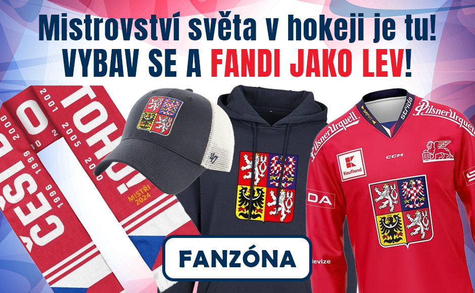 Fandi jako lev českým hokejistům na Mistrovství světa.