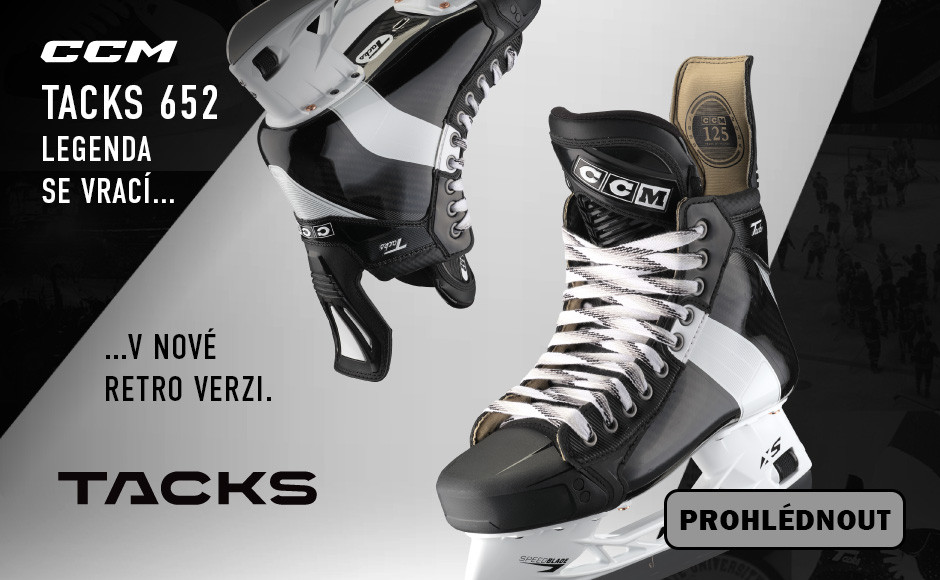 Retro verze legendárních bruslí CCM Tacks 652 je tu! Vyzkoušej je.